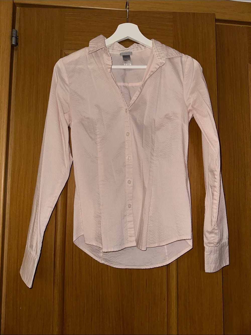 H&M Pale Pink Button-Down Shirt